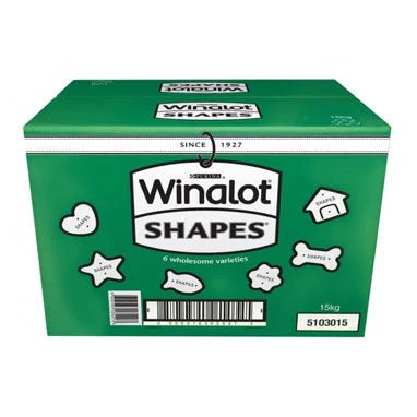 Winalot Dog Treats Shapes Dog Biscuits 15kg