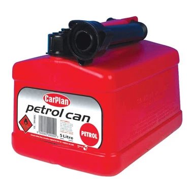 CarPlan High Quality Tetracan Red Petrol Can 5 Litre