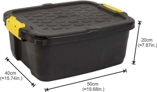 Strata Stackable Heavy Duty Trunk 24 Litre with Lid (XW444)