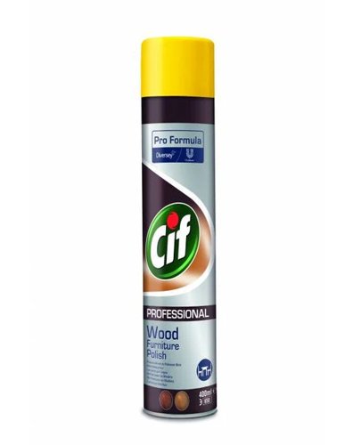 Cif Pro-Formula Professional Wood Furniture Polish LARGE 400ml - PACK (6)