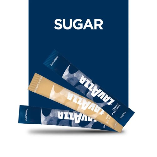 Lavazza Branded White Sugar Sticks - Box of 700