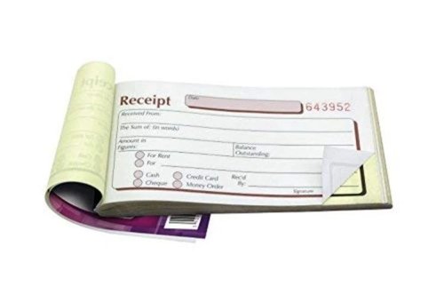 Pukka Receipt 69x140mm Duplicate Book