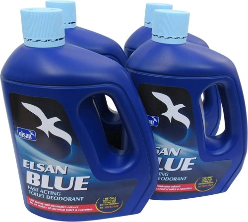 Elsan Chemical Toilet & Tank Rinse Blue 4L Mobile Toilet Cleaning Supplies