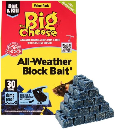 The Big Cheese All Weather Block Bait 30x10g (STV213) - PACK (6)