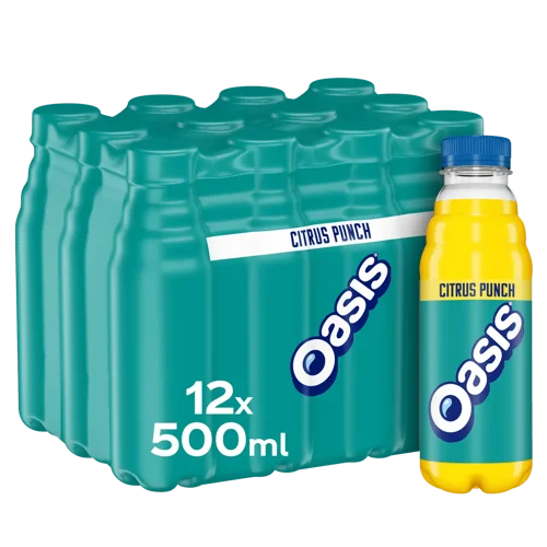 Oasis Citrus Punch Fruit Drink 12x500ml
