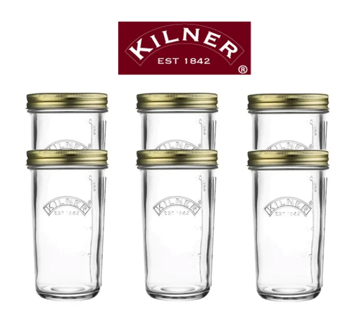 Kilner Wide Mouth Screw Top Lid Preserving Glass Jar 0.5 Litre Transparent (0025.888)