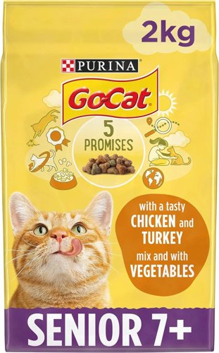 Go-Cat SENIOR Chicken & Veg Dry Cat Food 2kg