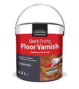 Barrettine Quick Drying Floor Varnish - 2.5L - Clear Satin