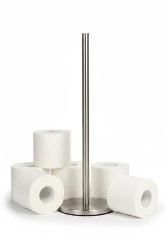 Blue Canyon Stainless Steel Toilet Roll Holder Spike
