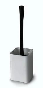 Blue Canyon Toilet Brush & Holder, White, 10 X 10 X 38 Cm