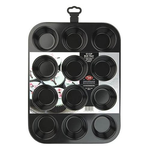 Chef Aid Tala 12 Cup Shallow Bun Tin