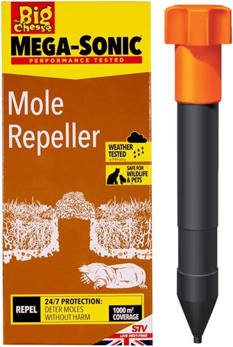 Defenders Mega-Sonic Mole Repeller Stake Stv645