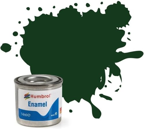Humbrol Model Paint - Aa0031 No 3 Brunswick Green -14Ml