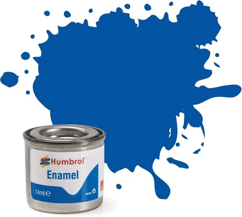 Humbrol Model Paint - Aa0151 No 14 French Blue - Gloss 14Ml