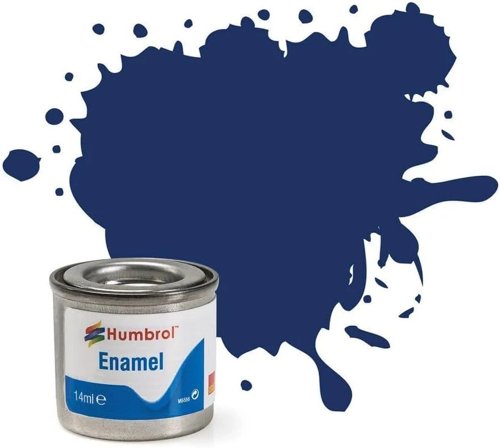 Humbrol Model Paint - Aa0165 No 15 Midnight Blue - Gloss 14Ml