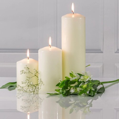 Price's Candles - Altar Candle - Unscented - Up To 100 Hour Burn Time - Smokeless & Dripless