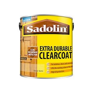 Sadolin Extra Durable Clear Coat 2.5Lt Satin Finish