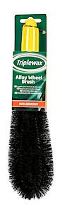 Triplewax Alloy Wheel Brush Non Scratch Bristles Brake Dust Removal Black
