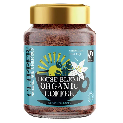 Clipper House Blend Coffee 100g Jars