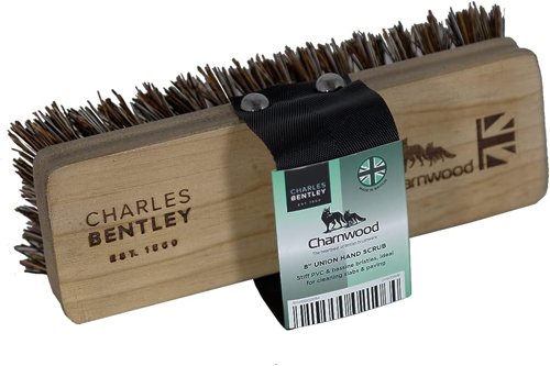 CHARLES BENTLEY Hand Scrub, Charnwood  8 inch Brush  Stiff Bassine Bristles