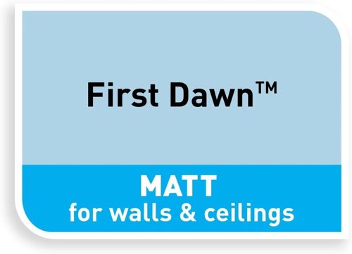 Dulux Matt Emulsion Paint For Walls And Ceilings - First Dawn 2.5 Litres