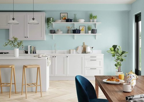 Dulux Matt Emulsion Paint For Walls And Ceilings - Mint Macaroon 2.5L