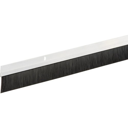 Exitex Door Brush Strip Draught Excluder White 914mm in Length 18mm Bristles