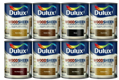 Dulux Woodsheen Stain & Varnish French Oak Interior or Exterior 750ml