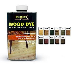 Rustins Wood Dye 1L Dark Teak