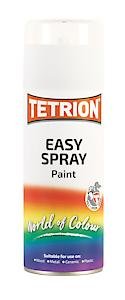Tetrion Easy Spray Paint, Satin White, 400 Ml