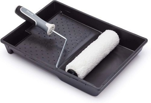 Harris Ultimate Walls & Ceilings Set With Tray, Frame, 1 X Medium Pile Roller Sleeve 9In