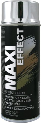 MaxiColour MAXI- EFFECT Acrylic silver spray paint All Surface Usage 400ml