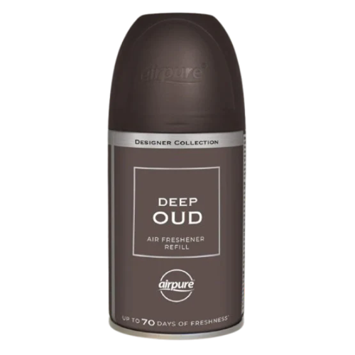 Airpure Designer Collection Air Freshener Deep Oud Automatic Refill 250ml