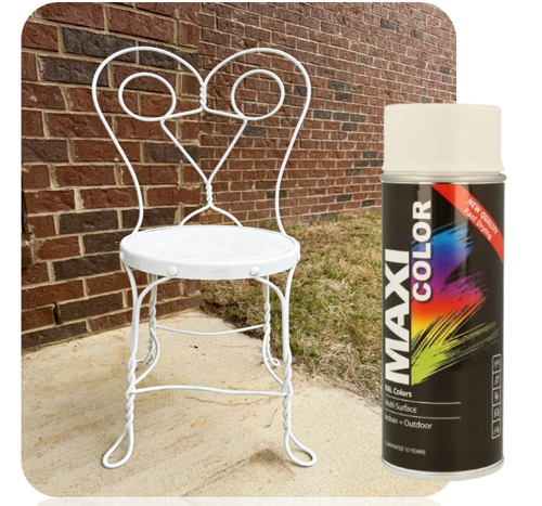 MaxiColour Spray Satin Brilliant White 400ml