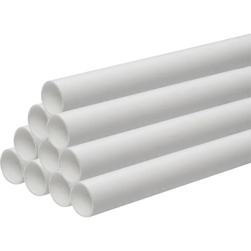 Primaflow Floplast push fit waste pipe 40mm x 2m White WP02