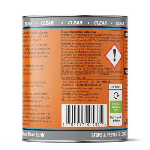 GORILLA COAT & SEAL CLEAR   473ML