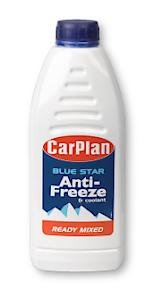 CarPlan Bluestar Ready Mixed Antifreeze 1 Litre Effective to -36°F
