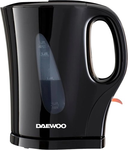 Daewoo 1.7 litre Black Kettle Cordless Auto On Off