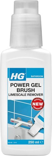 HG Power Gel Brush Limescale Remover Gel & Brush Kit 250ml