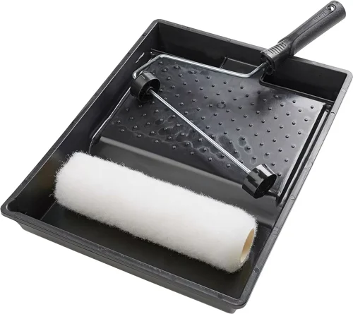 Harris Essentials Walls & Ceilings Twin Set 1 X Tray, 1 X Frame, 2 X Roller Sleeves 9”