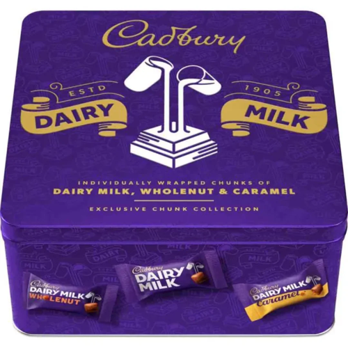 Cadbury Mixed Chunks Tin 360g - PACK (6)