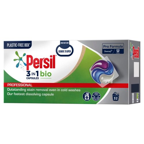 Persil Pro Formula 3 In 1 Washing Capsules Bio 1 x 36 Washes