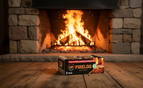 Zip Firelog 100% Natural Easy to Start Upto 90m Per Log
