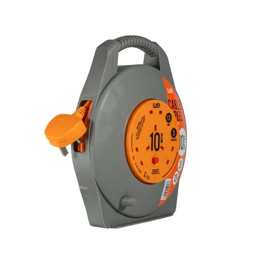 Westminster Electrical 3 Gang Cassette Reel 10 Metre Cable length.