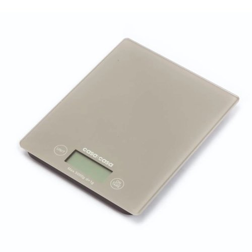 Casa & Casa Digital Kitchen Scales Precise Graduation to 1g Stone Grey.