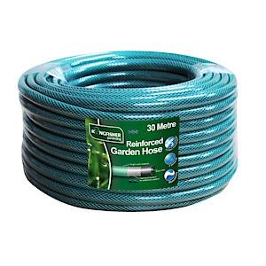 Kingfisher Garden Hose Reinforced Reel 30m Length 3 Layered Construction