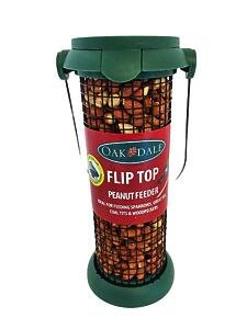 Oakdale Pre-Filled Fliptop Peanut Bird Feeder 1 x Pre-Filled Feeder