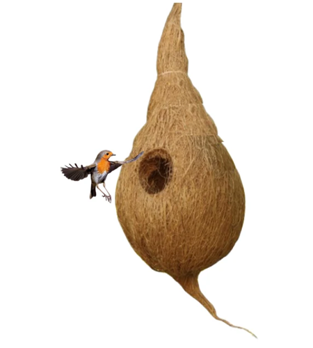 Coir Products Large Birds Nest Eco Friendly 1 x Large Natural Birds Nest