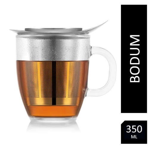 Bodum New Yo-Yo Shiny Mug & Tea Strainer 0.35 Litre