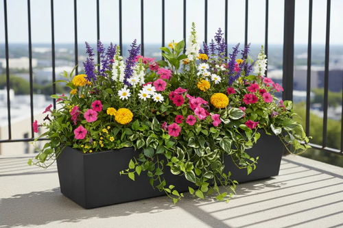 Primeur Sonata Planter 15Cm Slate P00018395